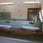 specchio da bagno moderno per doppio lavabo