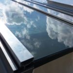 copertura alluminio strutturale con vetro camera 8mm temperato a controllo solare