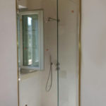 specchio con bordoni in ottone