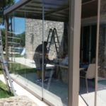 vetrata con kit ad impacchettamento