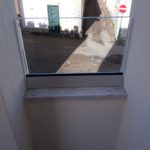 Balcone in vetro temperato