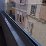 Balcone in vetro stratificato
